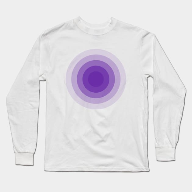 purple Long Sleeve T-Shirt by kitispa